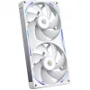 NZXT F280X RF-U28PN-W1 RGB 280 mm behuizingsventilator, 140 mm, 2400 rpm, 41 dB, wit