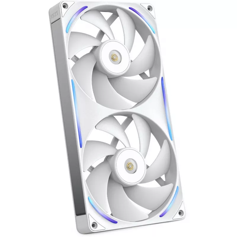 NZXT F280X RF-U28PN-W1 RGB 280 mm behuizingsventilator, 140 mm, 2400 rpm, 41 dB, wit