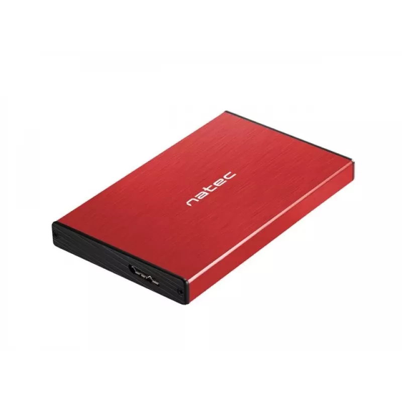 NATEC HDD-behuizing RHINO GO (USB 3.0, 2.5, RED)