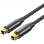 Vention optische audiokabel, gevlochten, 5 m