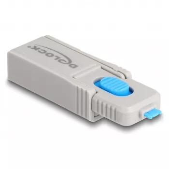 Poortslot DeLOCK 20969 DisplayPort HDMI USB Type-A USB Type-C grijs