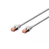 DIGITUS CAT6 S/FTP patchkabel, 15 m, grijs, 5-pack