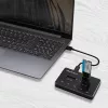 Qoltec 50310 dockingstation 2x SSD M.2 SATA NGFF USB Type-C