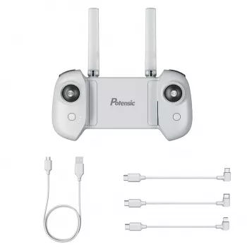 Oplaad- en OTG-kabelset voor Potensic drone-afstandsbediening van BRDRC – USB-oplaadkabel plus 3 OTG-adapterkabels