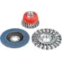 Draadborselset voor haakse slijper KWB 597510, 3 stuks
