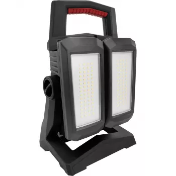Werkstraler ANSMANN HS4500R-DUO accu-aangedreven 4500 lm, draagbare LED-vloedstraler