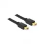 DisplayPort-kabel DeLOCK 83472 0,5 m Mini DisplayPort zwart