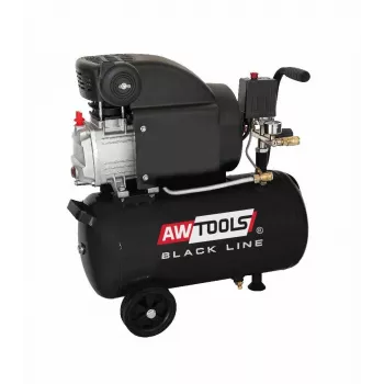 Luchtcompressor AWTools AC24 24L 2.0HP - draagbare tank van 24 liter, 2,0 pk motor