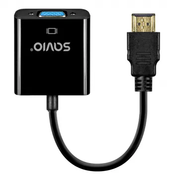Savio adapter HDMI-VGA AK-75