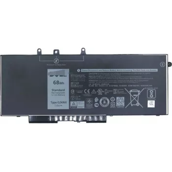 Laptopaccu Dell Main Batteriepack 7,6 V 8500 mAh voor compatibele Dell-notebooks