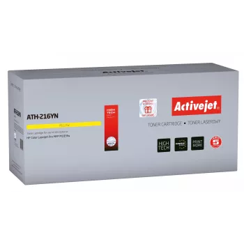 Tonercartridge ActiveJet ATH-216YN geel, compatibel met HP 216A (W2412A), 850 pagina's, enkelpack