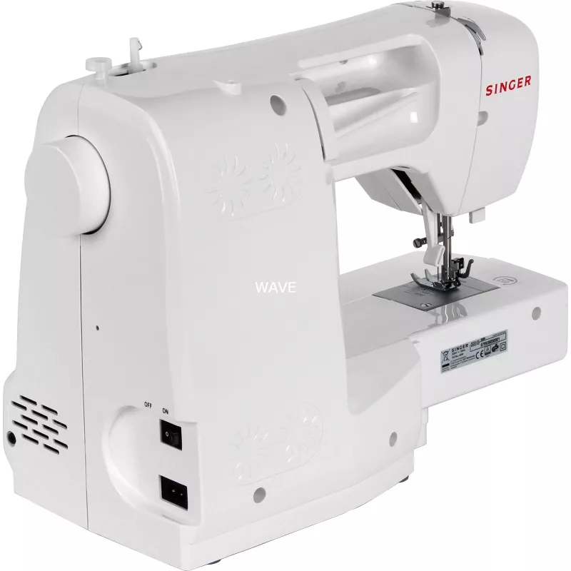 Singer 6699 naaimachine, elektronisch, wit, roze