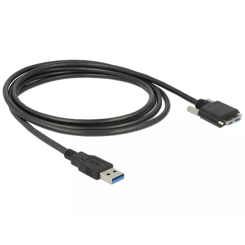 USB-kabel DeLOCK 83599 USB 3.2 Gen 1 3 m USB A Micro-USB B zwart