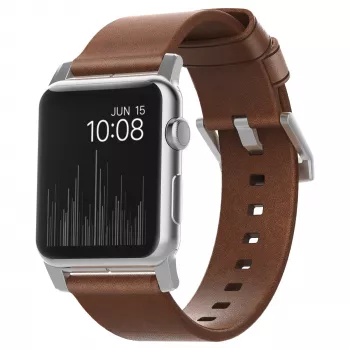 Band Nomad NM1A4RSM00 voor smartwatch – bruin leer