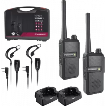 PMR-portofoon Midland Tectalk Worker 3 (2-pack) — 16 kanalen, bereik tot 500 m