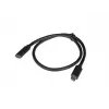 USB-C-naar-USB-C-kabel LANBERG CA-USBE-20CC-0005-BK, USB 3.2 Gen 1 (5 Gbit/s), 0,5 m, zwart