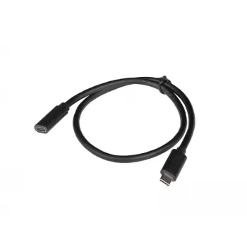 USB-C-naar-USB-C-kabel LANBERG CA-USBE-20CC-0005-BK, USB 3.2 Gen 1 (5 Gbit/s), 0,5 m, zwart