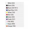 Losmaakbare klittenbandkabelbinder Velcro ONE-WRAP, polypropyleen/Velcro, 330×20 mm, rood, 100 stuks