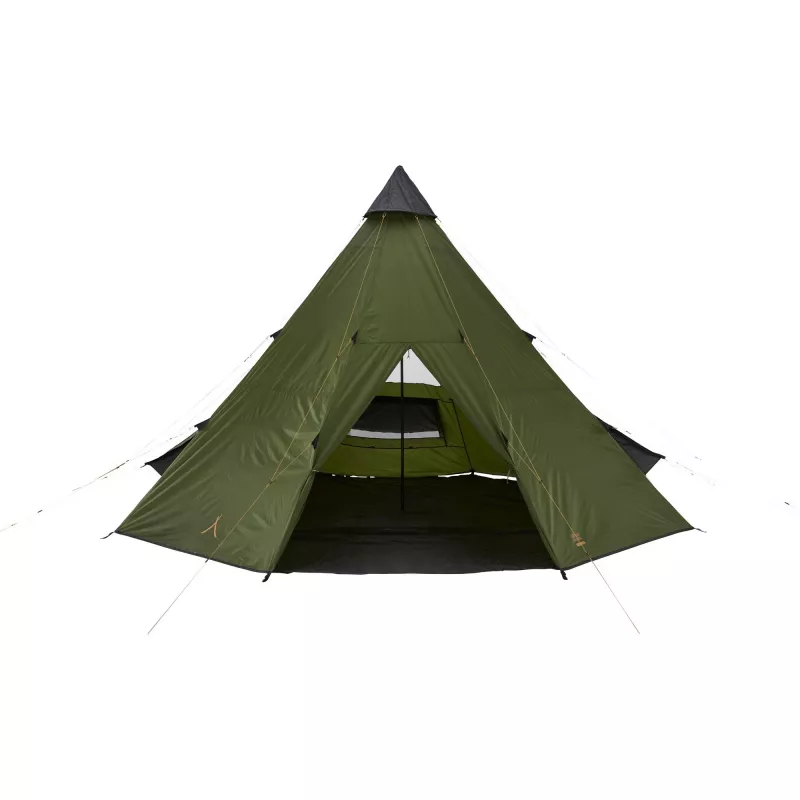 Tent Grand Canyon zwart FALLS 8 8P olijfgroen — 8-persoons kampeertent