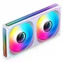 Jonsbo ZB-240WR Infinity Mirror ventilator, ARGB, PWM, omgekeerde bladen, 240 mm, wit