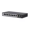 Extralink PoE-switch CERES 8x 100Mb/s PoE/PoE+, 2x RJ45 uplink 100Mb/s, 96W