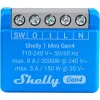 Compacte smart-relaismodule Shelly 1 Mini Gen4, 1P 8A, Wi-Fi/Matter/Zigbee/Bluetooth, 110–240 V (2 stuks)