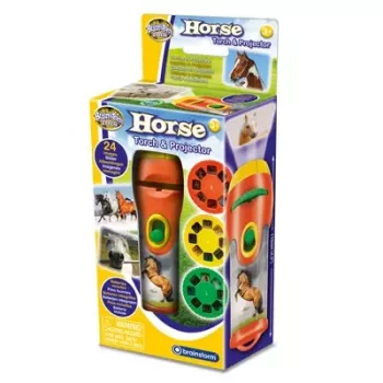 Zaklamp en projector Brainstorm - paarden en pony's