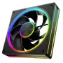 Behuizingsventilator MODECOM VOLCANO LOOP 120 ARGB Reverse Fan zwart 120 mm PWM 400–1400 RPM ARGB-header