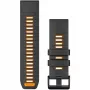 Garmin QuickFit-horlogeband 26 mm silicone graphite/Spark Orange (010-13393-05)