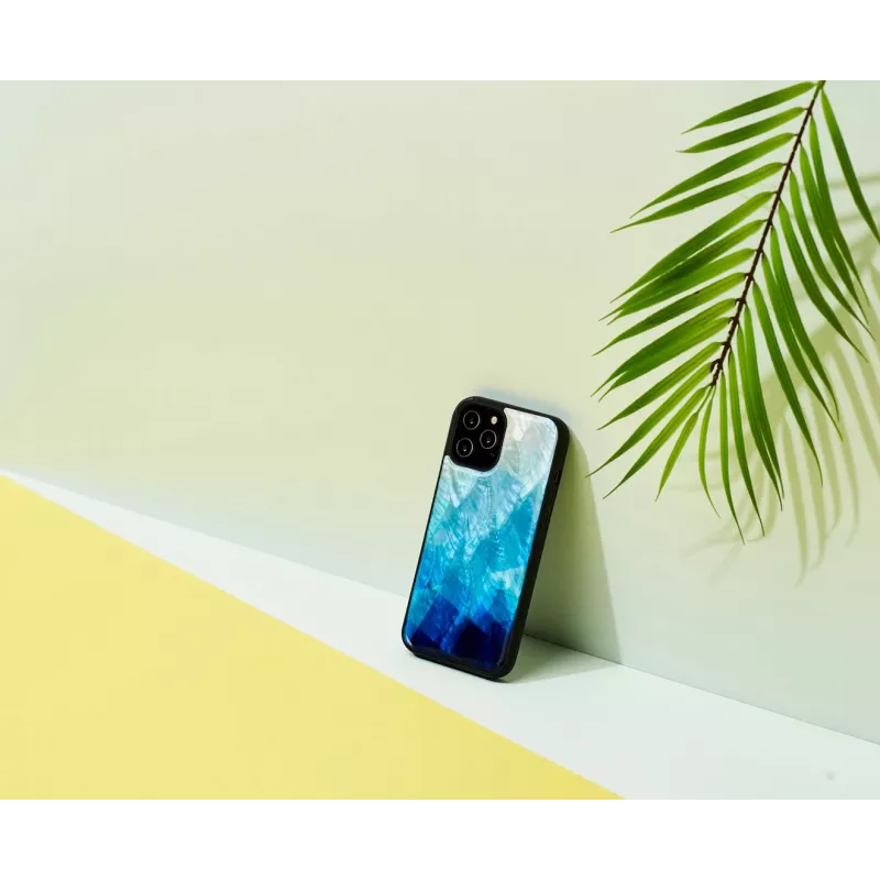 iKins hoesje voor Apple iPhone 12 Pro Max — blue lake zwart