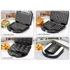 Toaster sandwichmaker Maestro MR-709 3in1 750W – sandwichpers, grill- & wafelplaten, wit