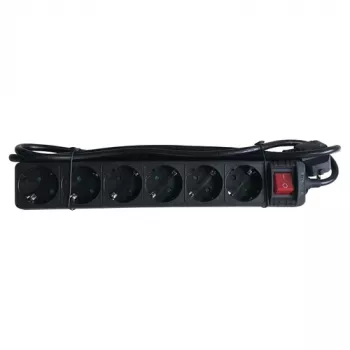 Verlengsnoer M-Cab POW0028 1,5 m 6 AC-stopcontacten 16 A 3680 V