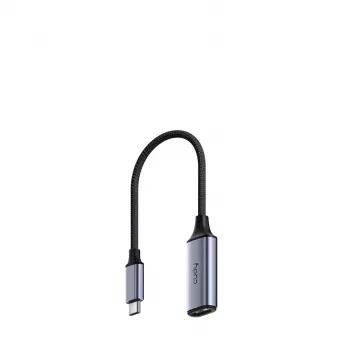 USB-C naar HDMI-adapter Cudy UH401 — 4K 60 Hz, HDMI 2.0, enkel scherm, aluminium behuizing