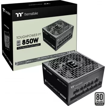 Voeding Thermaltake Toughpower PT 850W 80 Plus Gold, model PS-TPP-0850FNFAPE-1