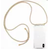 Smartphone-hanger-hoesje Lookabe voor iPhone Xs Max – goud-nude afwerking