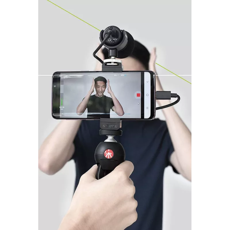 Shure MV88+ VIDEO KIT zwart tafelmicrofoon