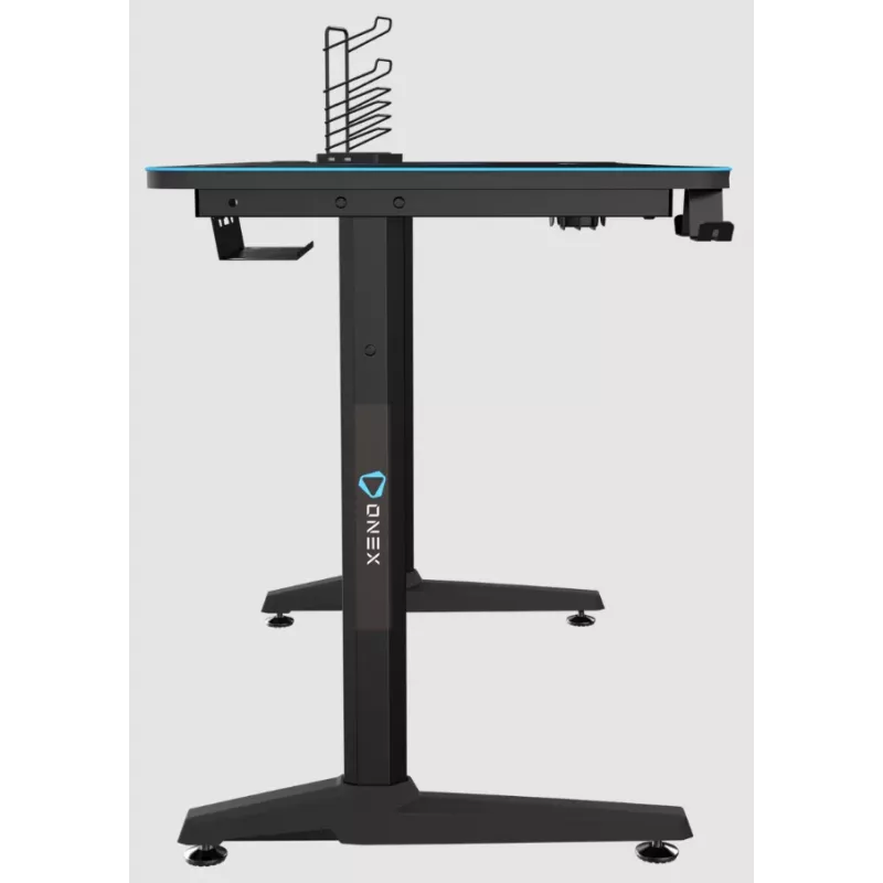 Gaming-tafel Onex GD1200H — 1200 mm tafelblad met bekerhouder en headset-haak