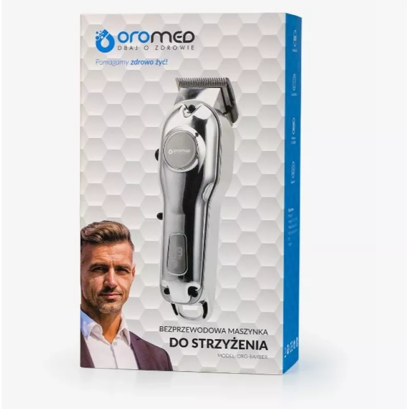 Oromed Oro-Barber draadloze haartrimmer, zilver