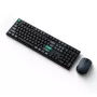 Keychron B36 + BM25 toetsenbord-muisset, Full-size 100% QWERTY Engels, USB + draadloos + Bluetooth, schaarschakelaars, zwart, muis inbegrepen
