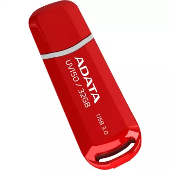 USB-flashdrive ADATA DashDrive UV150 32 GB, USB Type-A 3.2 Gen 1, rood, klepdesign