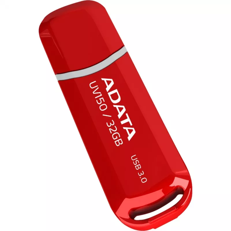 USB-flashdrive ADATA DashDrive UV150 32 GB, USB Type-A 3.2 Gen 1, rood, klepdesign