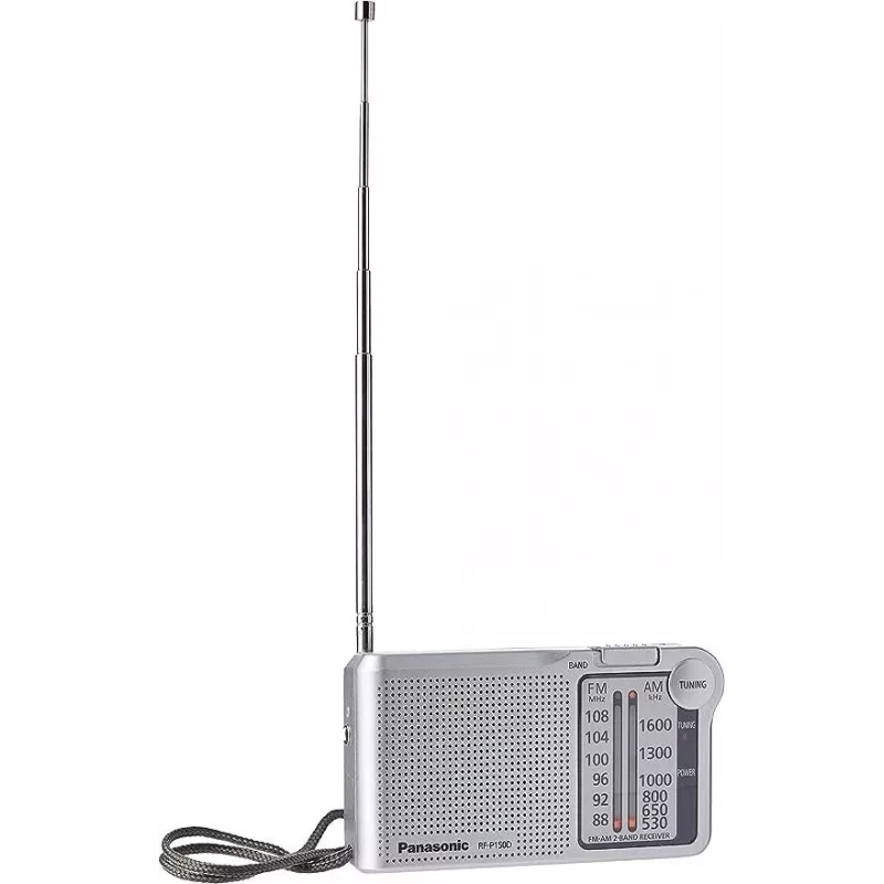 Panasonic RF-P150DEG draagbare analoge radio zilver