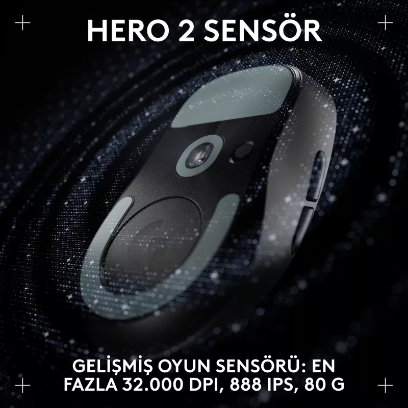 Logitech G PRO X SUPERLIGHT 2 DEX Draadloze gamingmuis, zwart
