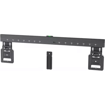 Vaste tv-muurbeugel WENTRONIC Goobay Ultraslim 70822 XL zwart voor flatscreens