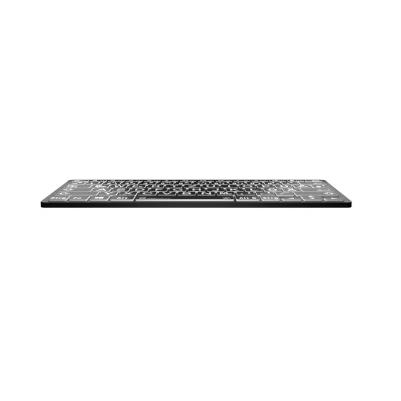 Logickeyboard universeel Bluetooth toetsenbord LKB-LPWB-BTPC-DE QWERTZ Duits zwart