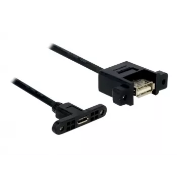 USB-kabel Micro-USB B USB A DeLOCK 85109 0,25 m