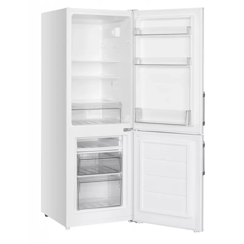 SEVERIN DT 8770 vrijstaande koelkast — 173 l totaalvolume, 121 l koelgedeelte, 52 l vriesgedeelte, wit