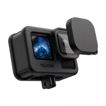 Siliconen beschermhoes en lensdop voor GoPro Hero 13 Black van Telesin (model SB9509)