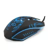 Esperanza MX203 SCORPIO - muis - USB - blauw - muis - optisch - 6 knoppen - zwart