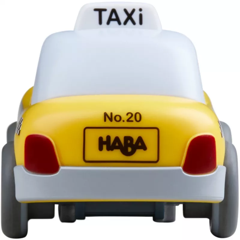 Kullerbu - taxi, speelgoedauto antraciet/wit (mat)